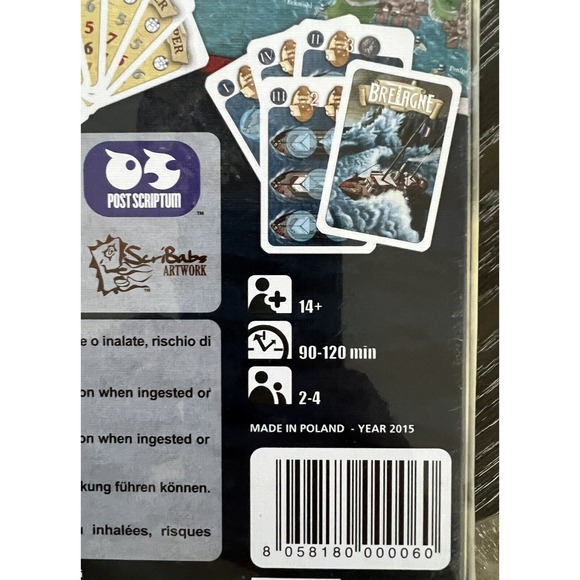 Bretagne Board Game by Marco Pozzi 2015 Placentia Games, New and Sealed - Picture 5 of 7
